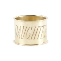 Daughter Napkin Ring $16